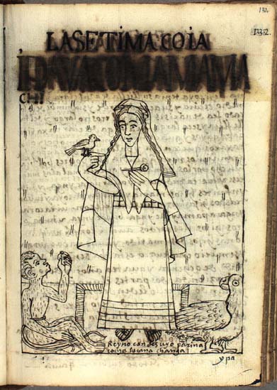 The seventh quya, Ipa Huaco Mama Machi (132-133)
