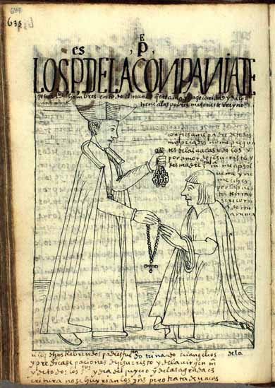 Jesuit fathers, “holy men throughout the world, who give all they own to the poor of this kingdom.” (p.649)