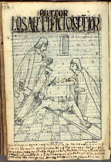 Los artesanos andinos fabrican imágenes religiosas para servir a Dios y la iglesia. (pág. 687)