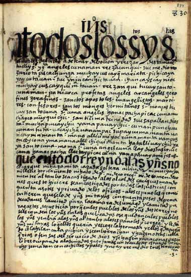 Las oraciones que los indios han de rezar, pág. 840