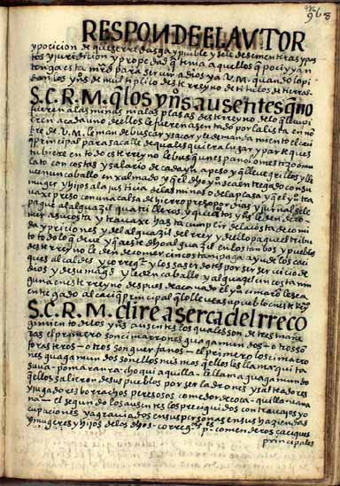 
      32. El capítulo del diálogo de Guaman Poma con el rey (974-999)
    [Ver también cap. 31., “El capítulo de las consideraciones”, pág. 944-948]