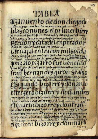 
                38. Table of contents of the said chronicle (1179-1187)
              