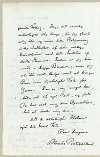 Henrik Pontoppidan til Jacob Hegel 17.11.1909. 