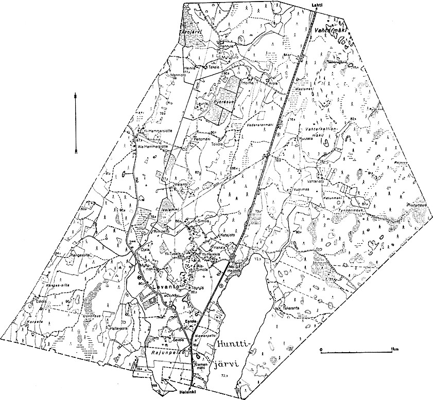 Landsbyen Levanto i Sydfinland Map Of Finland And Surrounding Countries. Landsbyen Levanto i Sydfinland